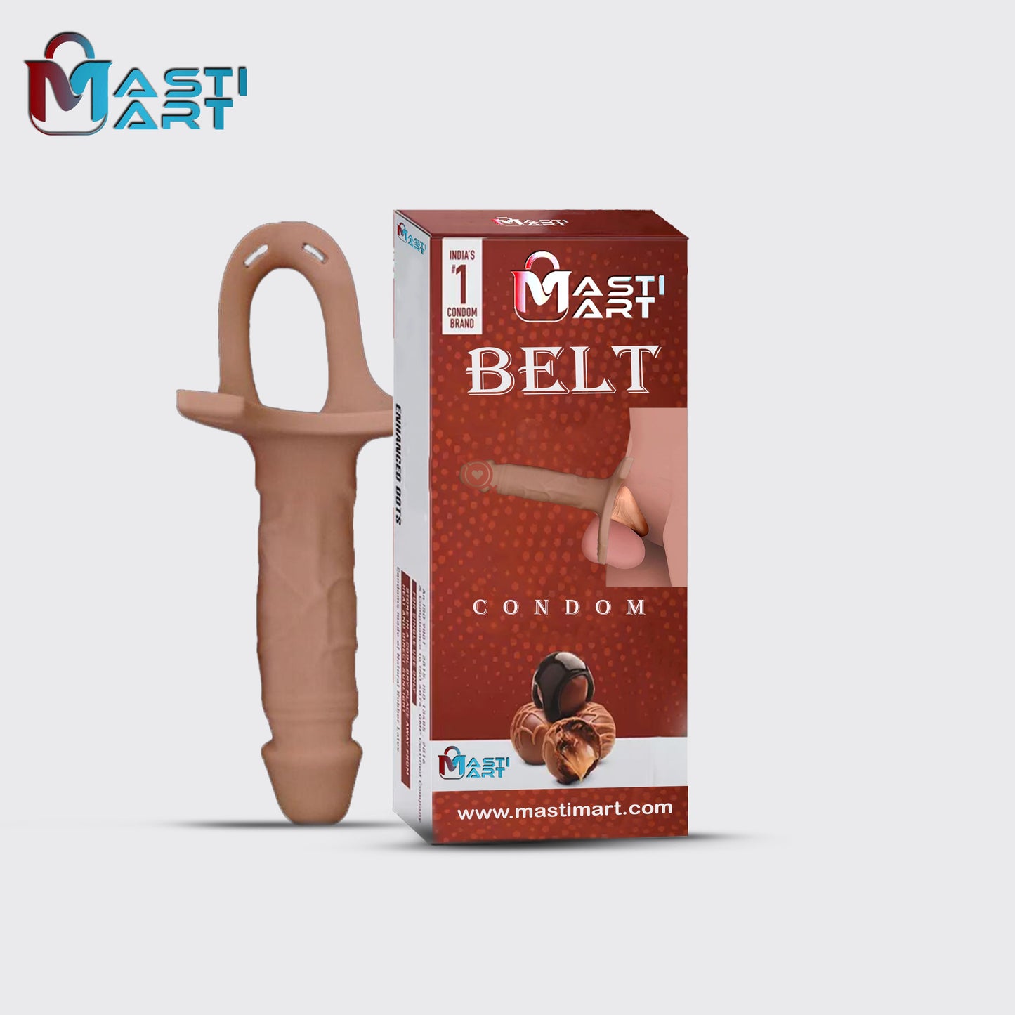 Premium Silicone Belt Dragon Condom