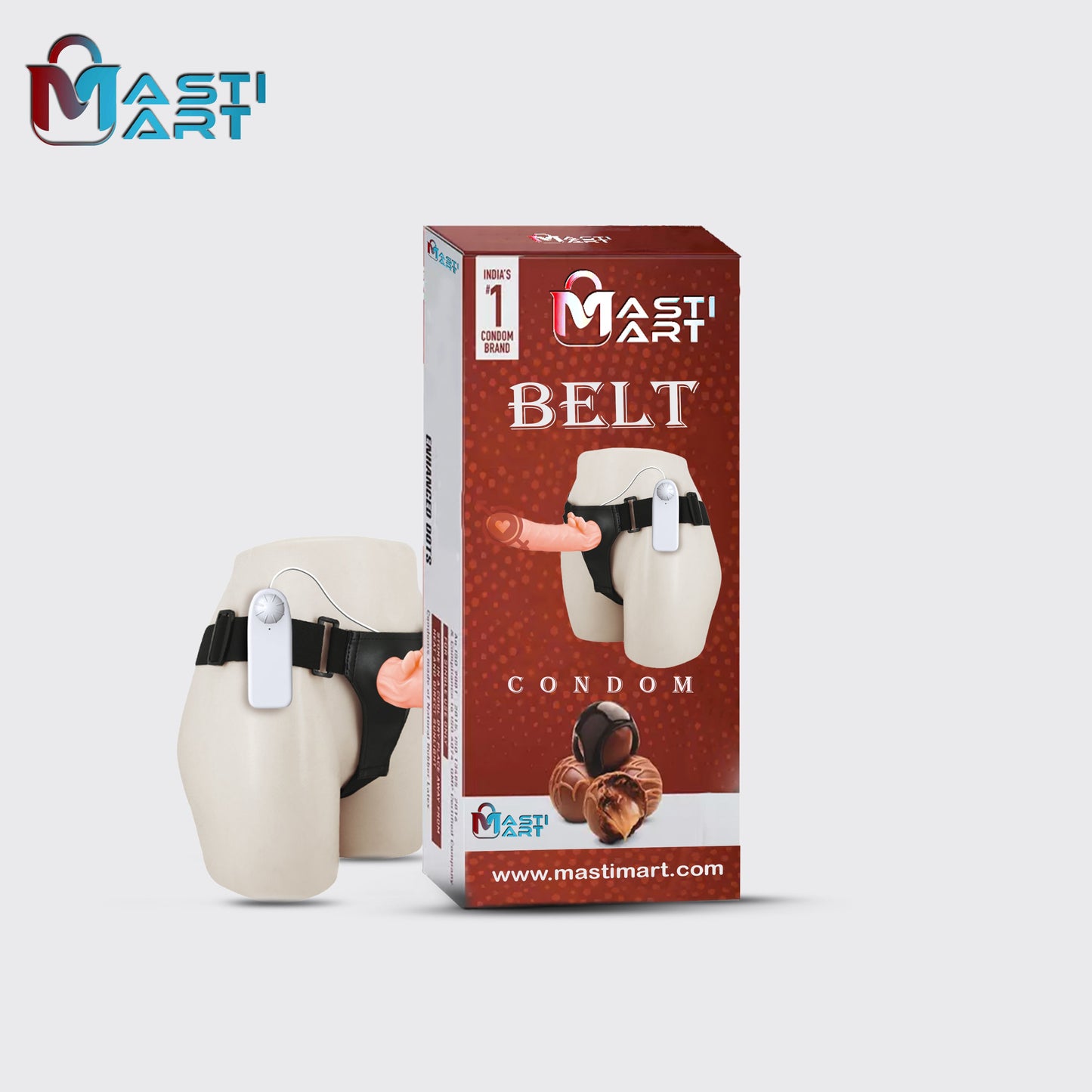 Silicone Belt Dragon Condom With Vibration