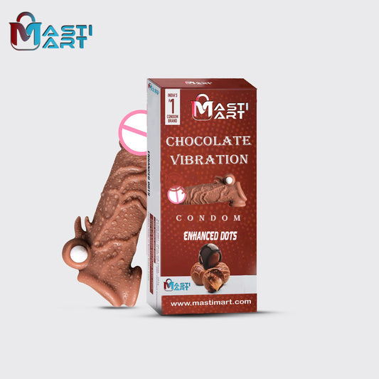 Chocolate Vibration Silicone Condom